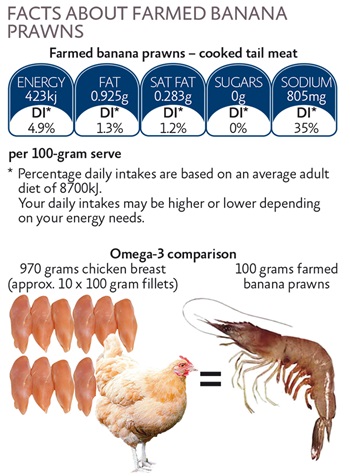 Facts about farmed banana prawns