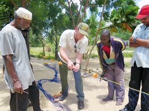 Photo of Sharing different net-making practices on the northern Kenyan coast.