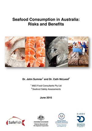 Image of Seafood Consumption in Australia Risks and Benefits report cover