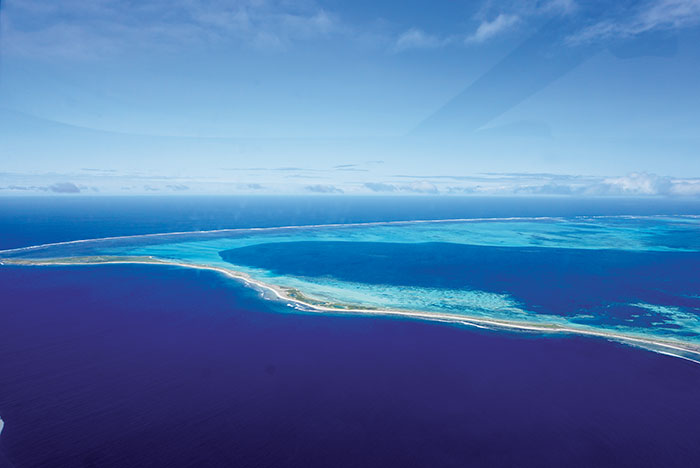 Photo of new aquaculture zone is being developed in the Abrolhos Islands, Western Australia.