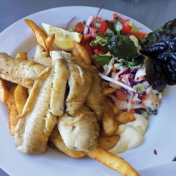 Photo of grilled sea bream, Pelican Rocks Cafe, New South Wales