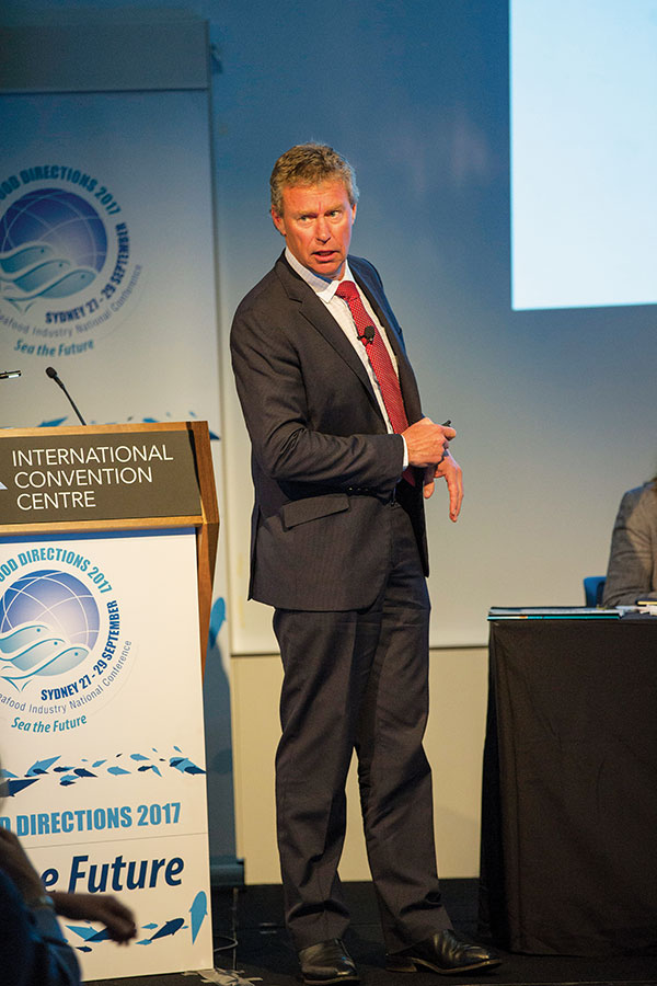 Austral Fisheries"s Martin Exel presents at Seafood Directions 2017
