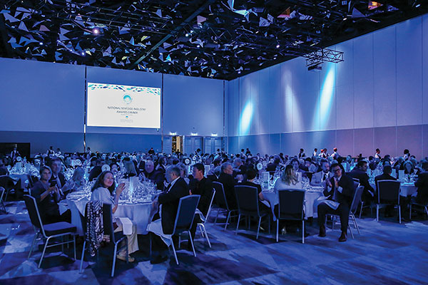 Photo of the National Seafood Industry Awards night