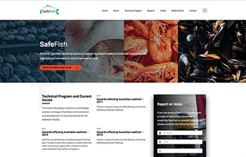 Screenshot of safefish.com.au
