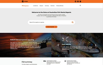 Screenshot of fish.gov.au