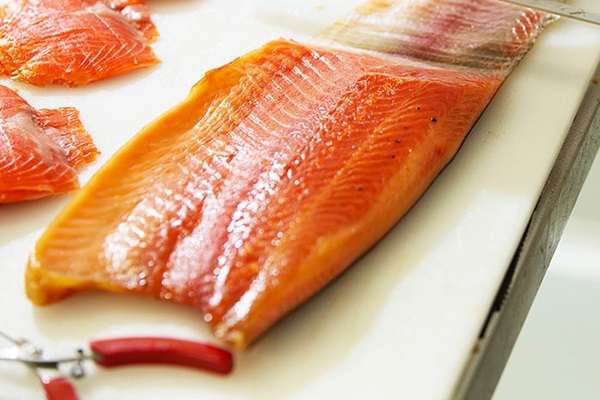 Photo of smoked salmon