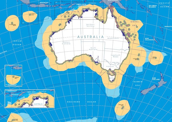 Figure: Australia's Exclusive Economic Fishing Zone