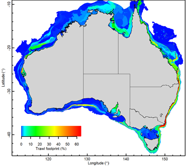 Trawling footprint- National_assemblage_footprints_map_sqrt