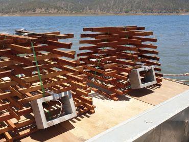 Photo of porcupine cribs – miniature ‘log cabins’ 