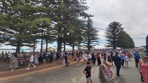 Thousands flocked to get their hands on the local seafood and drinks caught and produced on the Yorke Peninsula